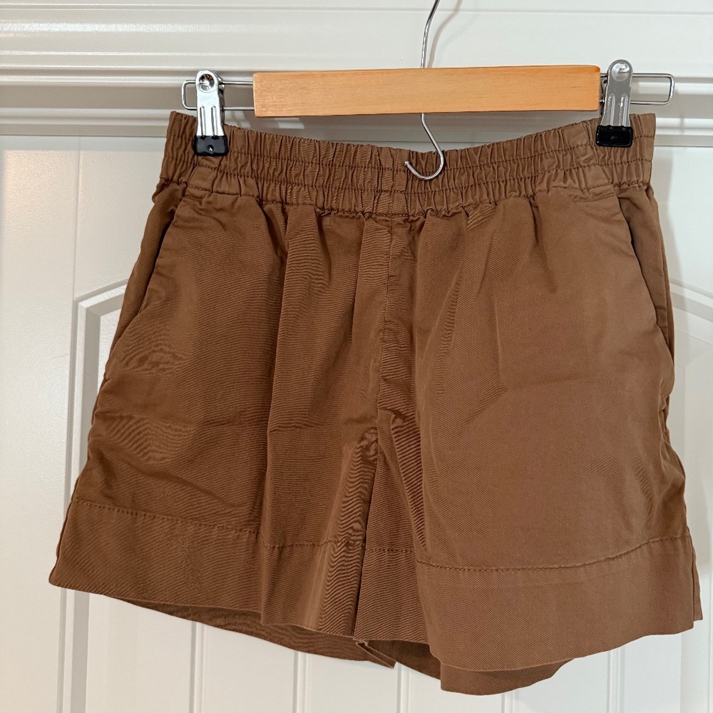 Everlane Women’s Easy Pull-On Shorts – Size 2 – Brown